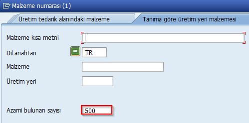 azami bulunan sayısı