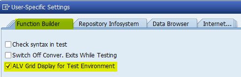 func builder settings