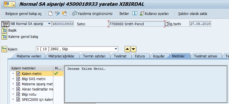 58 – Metinleri Listeleyen Program | SAPist